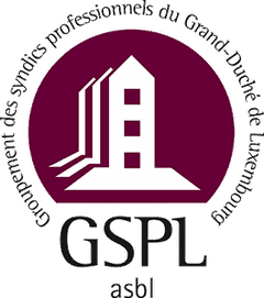 Logo du GSPL, Groupement des syndics professionnels du Grand-Duché de Luxembourg